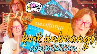 ОГРОМНАЯ подборка книг и распаковок *подборка*!! 📦💫 illumicrate, owlcrate, etsy, наложения страни...