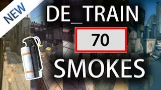 CS:GO - Train ALL SMOKES Tutorial (70+ Smokes)