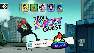 Troll Sheet Quest - All Levels Gameplay 1-15 + Special Level Android,iOS