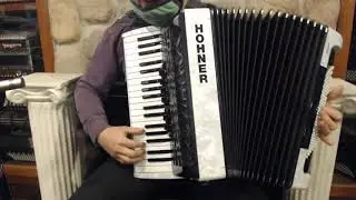 HOHNBRA96WH - White Hohner Bravo III Piano Accordion LMM 37 96 $2199