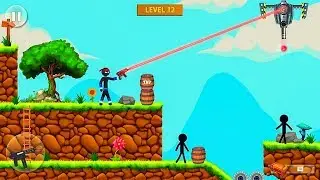 Stickman vs Stickaman : Shotgun Shooting Walkthrough Part 4 / Android Gameplay HD