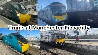 Trains at Manchester Piccadilly