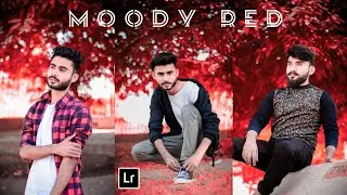 Lightroom Red tone editing tutorial | Dark Red Preset Lightroom Mobile | Free Lightroom Presets DNG