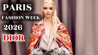 Dior at Paris Fashion Week 2026 ✨ | Haute Couture Show 4k