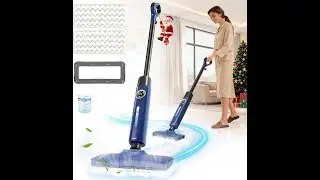 1500W Floor Steam Mop,Powerful Steam Mop for HardWood Floors with LED Display,Steam Mops