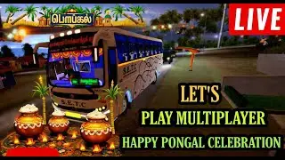 🔥 🔴Pongal Special 🚍 Bus Simulator Multiplayer LIVE | Tamil | Arjun Tamizhan