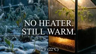 No Greenhouse Heater? Build a Hotbed That Keeps Tomatoes Warm for Weeks #soilbiology #composting