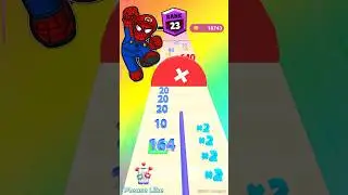 RANK SPIDER-MAN Number Evolutions Run 💥 #shorts #numbermaster #funnyvideo #norugaming