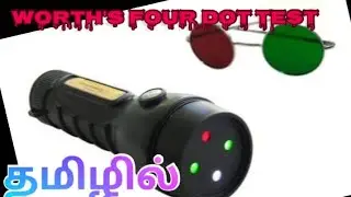 Worth's four dot test is explained in detail in Tamil.
