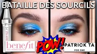 BENEFIT FLUFF UP BROW WAX vs PATRICK TA LAMINATION GEL : BATAILLE DES SOURCILS !