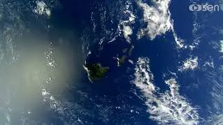 Hawaii filmed from space in 4K on 04 December 2024 | Earth from space