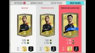 Fifa 20 Pack Opening - 3 x LIMITED Premium Promo 12,500 Coins Packs