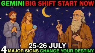 Gemini ♊ Destiny Shift on July 25-26: Watch Out for These 4 Major Signs the Universe Is Sending You!