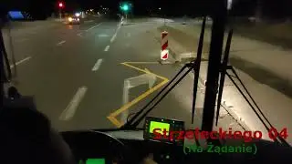 Przejazd Linią N37 Mza Warszawa Os.Kabaty - Dw.Centralny