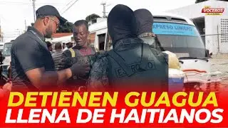 MIGRACIÓN DETIENEN GUA GUA LLENA DE HAITIANOS ILEGALES