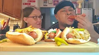 Maxwell Street Polish Sausage Mukbang Eating Show... YouTuber Killed Over Beefing.