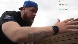 Cinna did a Cold Plunge in The Mountain's backyard in Iceland | TwitchMixTTV