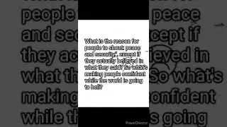 Endtime deception: peace and security