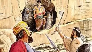 Servi&ccedil;o da tarde com Tanach David  Saul na caverna David poupa a vida de Saul o m&eacute;rito da realeza!💎