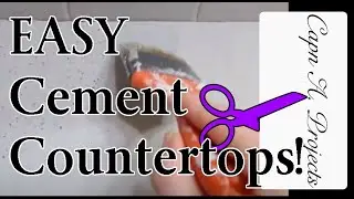 Easy Cement Countertops!