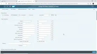 SAP S/4 HANA Release Work Order