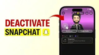 Как деактивировать (временно отключить) аккаунт Snapchat?
