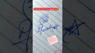 amazing signature style | unique Birds signature | #signature #crafts #arts #calligraphy #shorts #yt