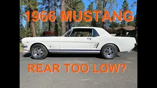 How to install rear lowering blocks on a 1966 Mustang