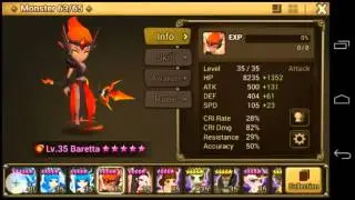Summoners War - Awakening Baretta (Fire Sylph)