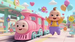🎵 Colors Train Adventure | kids nursery rhymes | Baby Song, Fun Learning Colors Cartoon 🚂🌈