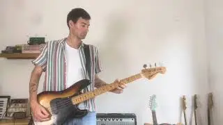 Greco Precision Bass with Big Muff (green Russian clone)
