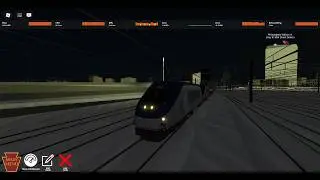 Amtrak HHP-8 Doubleheader NER Rainbow Consist (30th St - NY Penn; Limited Stops) | Roblox NEC Sim