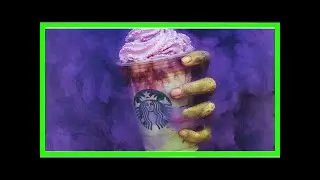 Zombie frapp stumbles into starbucks ready to gobble your brains