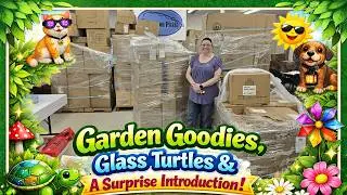 Garden Goodies, Glass Turtles & a Surprise Introduction!