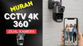 CCTV 4K DUAL LENS MURAH TERBAIK? | Review CCTV UNIG Auto Tracking 360, Siang Malam Jelas!