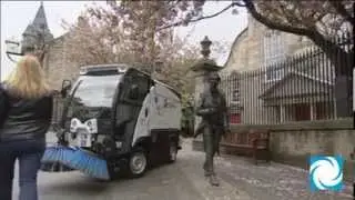 Johnston CN101 Sub-Compact Sweeper Video