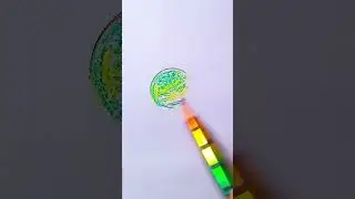Rainbow coin drawing #drawing #art