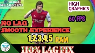How to fix lag in pes 2021 mobile 110% working
