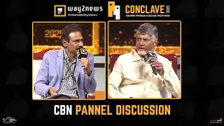 CBN Panel Discussion at Way2 News Conclave 2025 | Vijayawada | Shreyas Media
