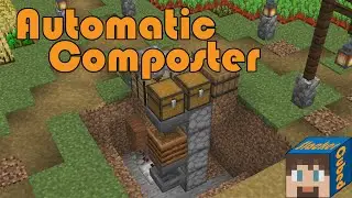 Simple Hidden Automatic Composter Tutorial (Minecraft Java Edition)