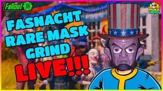 🎭Live Fallout 76: Mask Madness DAY 9! Hunting Rare Fasnacht Drops! #fallout76 #fasnacht #goodvibes