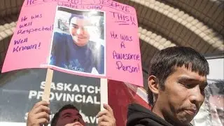 Rally for First Nations man shot and killed on farm