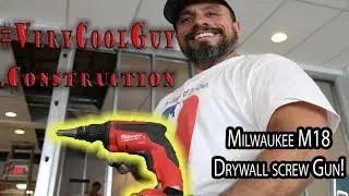 Milwaukee M18 Fuel Drywall Screw Gun!