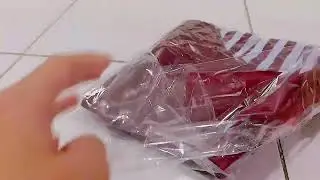 Open the package 📦 : The package has three, The contents are clothes | other supplies 🛍