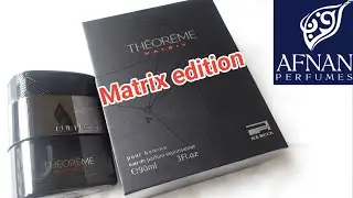 Long lasting & Projecting Perfume | Afnan Theoreme MATRIX | Fusion of 3 diffrent popular fragrance