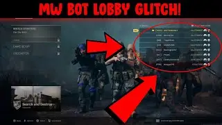 MW BOT LOBBY GLITCH! GET INTO A BOT LOBBY NOW! MODERN WARFARE BOT LOBBY GLITCH! CALL OF DUTY GLITCH!