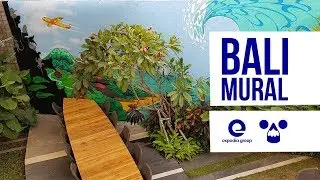 Travelling Mural Artist in  Bali - Feat. Sam Shennan for Expedia
