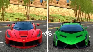 Ferrari LaFerrari vs Lamborghini Veneno | Asphalt Nitro