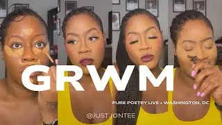 GRWM | Pure Poetry Live | Quick Makeup Tutorial | DMV Adventures | Chit Chat GRWM | Easy Makeup Look