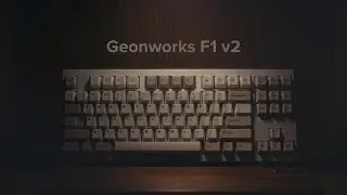Geon F1v2 with Alps-inspired Gateron Lanes | Keyboard Sound Test